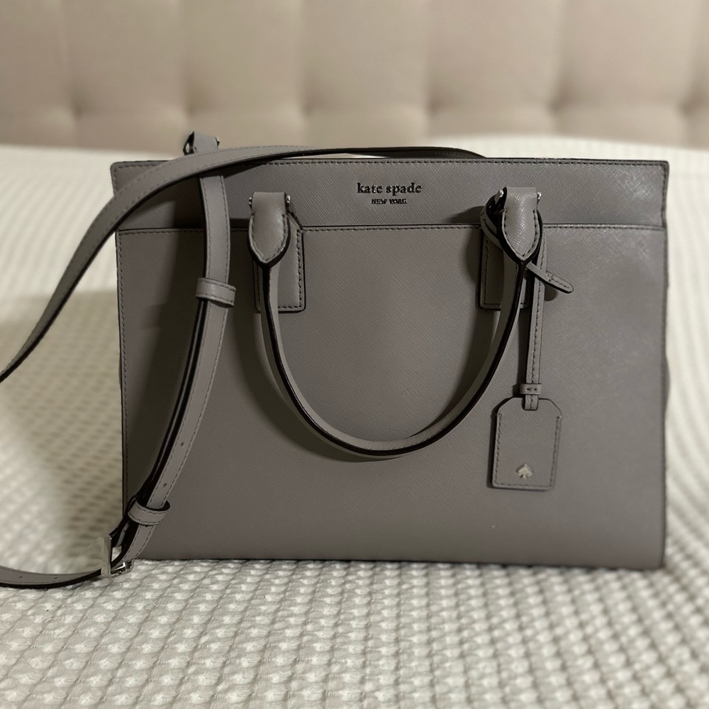 Kate Spade light grey purse.